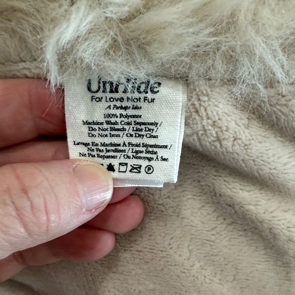 Unhide marshmallow blanket, medium, beige bear - Picture 3 of 7